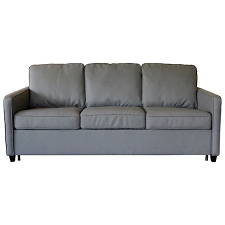 Contemporary Sofa Sleeper with Heat Control Queen Mattress